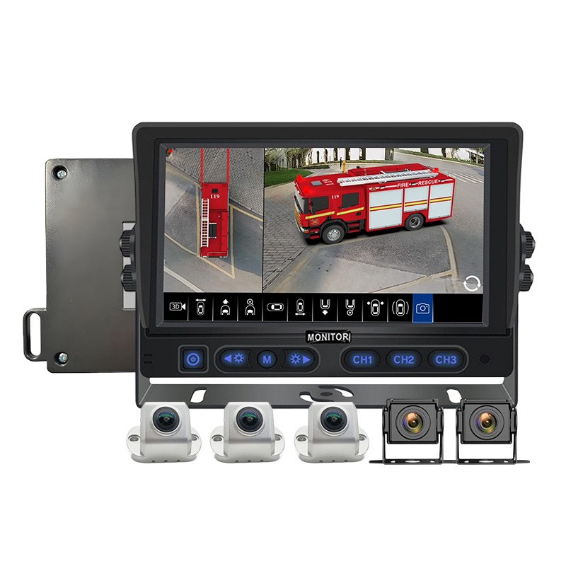 特种车辆全景影像系统-消防车